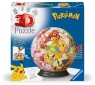  Ravensburger, Puzzle 3D Kula: Pokemon (11595)Wiek: 6+