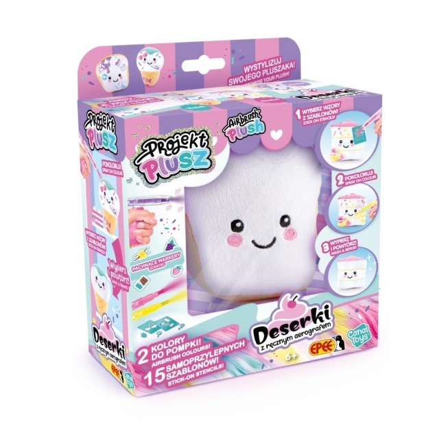 Projekt Plusz z ręcznym aerografem - Chałka