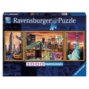 Puzzle Tryptyk Błyszczący Nowy Jork 1000 (199952)