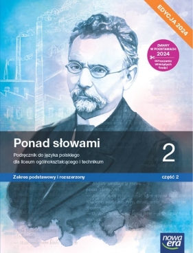 Ponad słowami 2.2. Podręcznik. Zakres podstawowy i rozszerzony. Edycja 2024 - Opracowanie zbiorowe