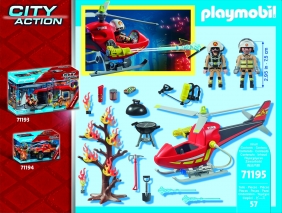Playmobil City Action: Helikopter strażacki (71195)