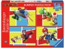 Ravensburger, Puzzle 4x100: Super Mario (5195) Wiek: 5+