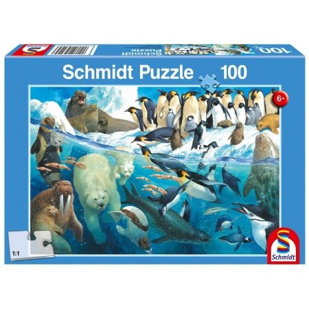 Puzzle 100: Zwierzęta rejonów polarnych 