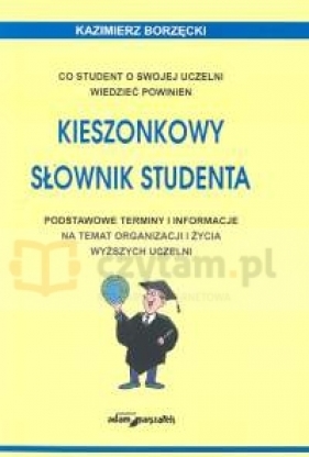 Kieszonkowy słownik studenta - Borzędzki Kazimierz