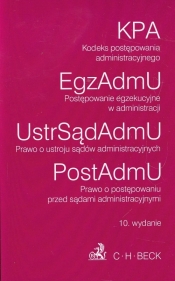 Kodeks postępowania administracyjnego Postępowanie egzekucyjne w administracji Prawo o ustroju sądów administracyjnych Prawo o postępowaniu przed sądami administracyjnymi