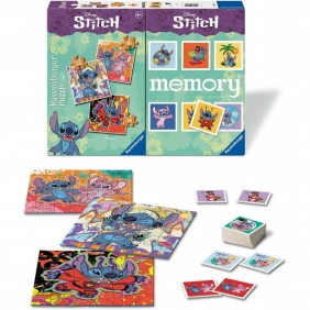 Puzzle 3w1 + gra memory - Disney Stitch