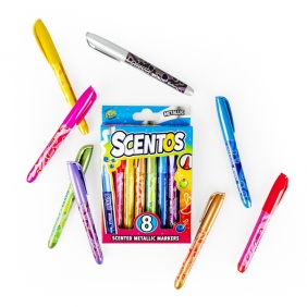Pachnące markery - metaliczne, 8 szt.