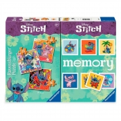 Puzzle 3w1 + gra memory - Disney Stitch