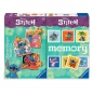 Puzzle 3w1 + gra memory - Disney Stitch