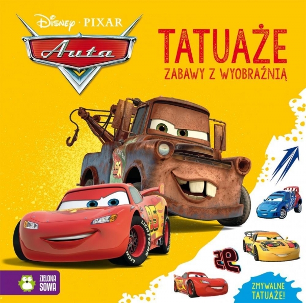 Tatuaże zabawy z wyobraźnią Disney Auta