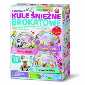 KidzMaker Kule brokatowe śnieżne