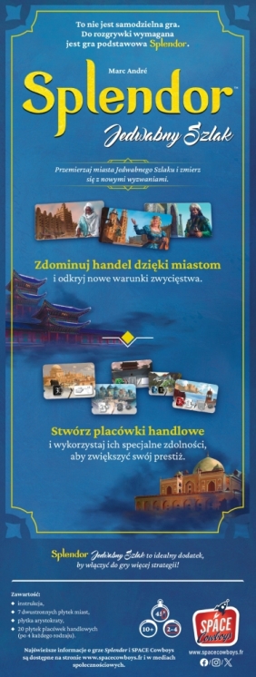 Splendor: Jedwabny Szlak (rozszerzenie) - Marc André, Paul Vérité