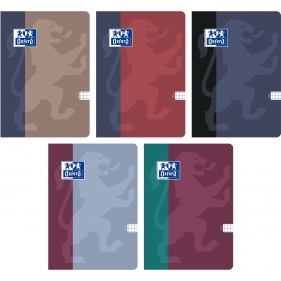 Brulion Oxford B-You, A5/80K - kratka z marginesem