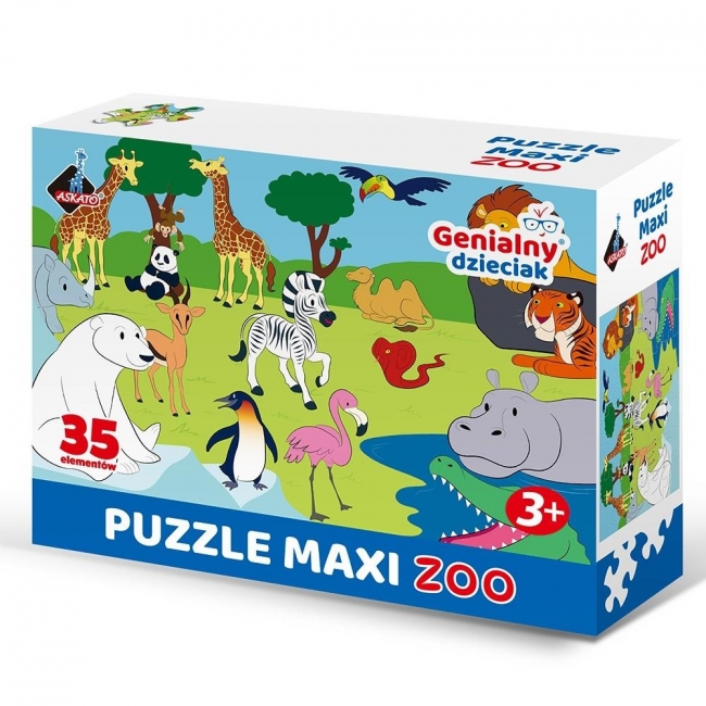 <img src='https://webimage.pl/pics/954/0/d5904109910954.jpg' style='height:440px' /> Puzzle maxi 35el zoo