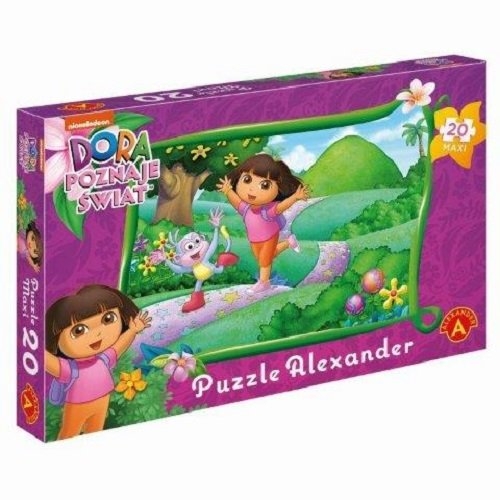 Puzzle Maxi 20 Dora poznaje świat Kolorowa kraina (1095)