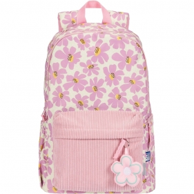 Plecak szkolny Oxford Bloom - różowy
