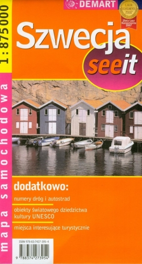 Szwecja mapa samochodowa