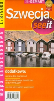 Szwecja mapa samochodowa