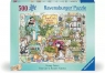 Ravensburger, Puzzle 500: Crazy Cats (12000695) Wiek: 12+