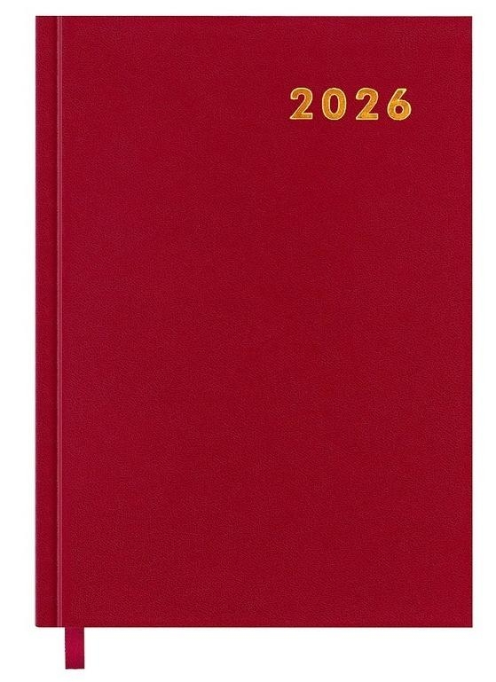 <img src='https://webimage.pl/pics/954/9/d5905339459954.jpg' style='height:440px' /> Kalendarz książkowy 2026 A5 czerwony EASY