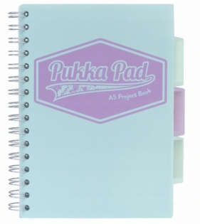 Kołozeszyt Pukka Pad A5 Project Book, 100 kartkowy, kratka, morski(8631S(TL)-PST)
