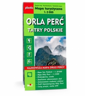 Mapa turystyczna Tatry Polskie - Orla Perć WIT - Opracowanie zbiorowe