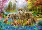 Bluebird Puzzle 1500: Rodzina wilków (70195)