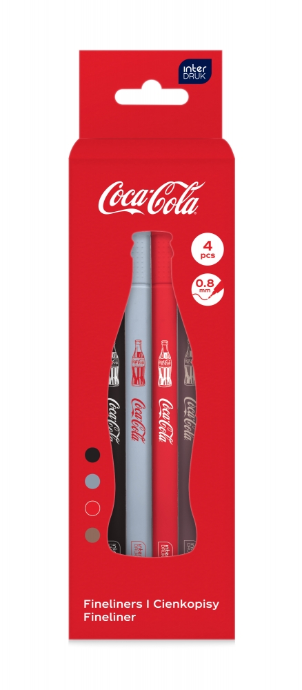 Cienkopisy Coca-Cola, 4 kol.