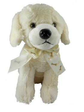 Piesek Zak kremowy 25cm siedzący (4395) - <br />