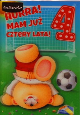 Karnet 4 latka chłopiec 3DV-071