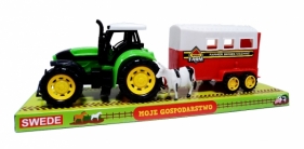 Traktor z przyczepą