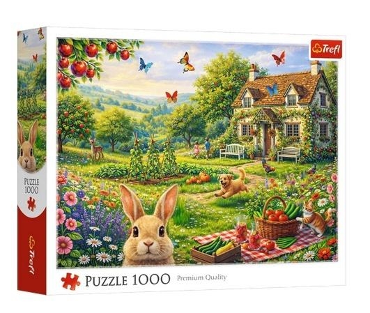 <img src='https://webimage.pl/pics/955/9/d5900511109955.jpg' style='height:440px' /> Puzzle 1000 Domek na wsi TREFL
