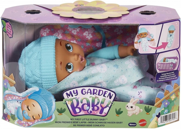 Lalka miękka My Garden Baby Bobasek-Króliczek niebieska (HBH37/HGC09)