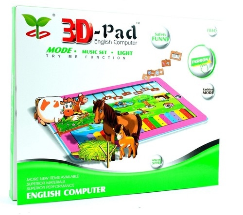 Tablet Edukacyjny dla dzieci 3D język angielski
