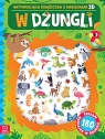  W dżungli. Aktywizująca książeczka z naklejkami 3D. Zestaw 180 naklejek w