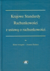 Krajowe Standardy Rachunkowości z ustawą o rachunkowości.