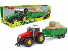 Traktor z przyczepą światło dźwięk napęd MIX