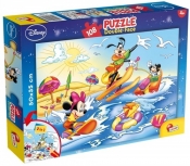Puzzle dwustronne plus Myszka Miki i Goofy 108 (47956)
