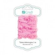 Taśma dekoracyjna 1m sugar pink DPTA-003