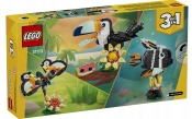 Lego Creator - Dzikie zwierzęta: Tropikalny tukan 3w1, 225 el. (31173)