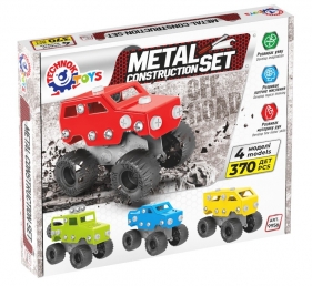 Zestaw metalowy konstruktor 370el