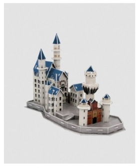 Puzzle 3D: Zamek Neuschwanstein