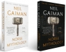 Norse Mythology mix okładek biała i czarna Neil Gaiman