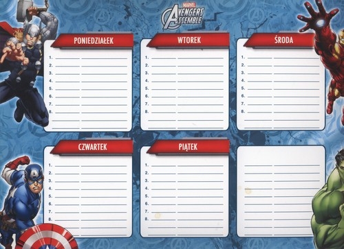 Plan Lekcji Avengers Assemble