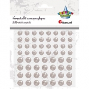 Kryształki samoprzylepne różowy jasny - 60 szt (412935)