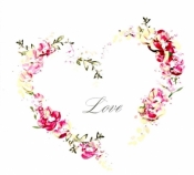 Karnet Walentynki Kwadrat A05 - "Love"