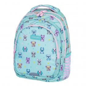 Astrabag, Plecak trzykomorowy - Puppie's world (AB300)