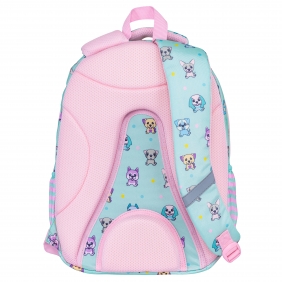 Astrabag, Plecak trzykomorowy - Puppie's world (AB300)