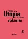 Utopia jest sprzedawana oddzielniePolityczność science fiction w Urbańczyk Agnieszka