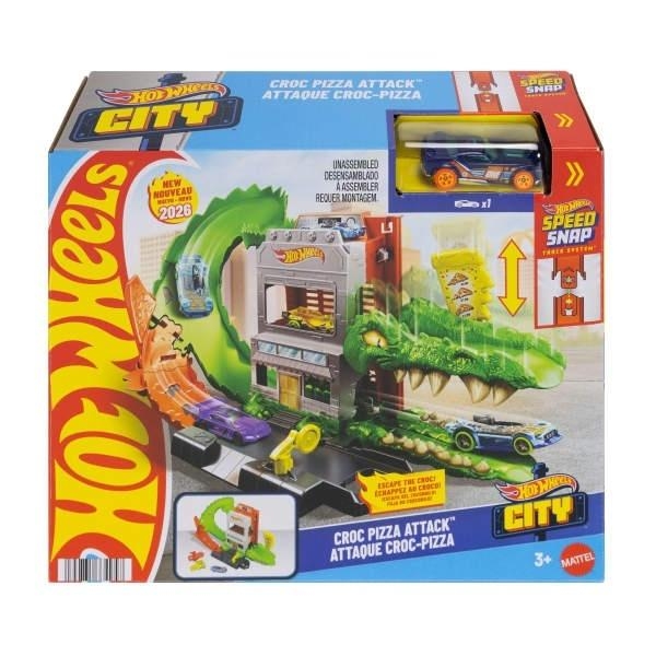 <img src='https://webimage.pl/pics/957/4/d0194735334957.jpg' style='height:440px' /> Hot Wheels City Krokodyl Atak na pizzerię